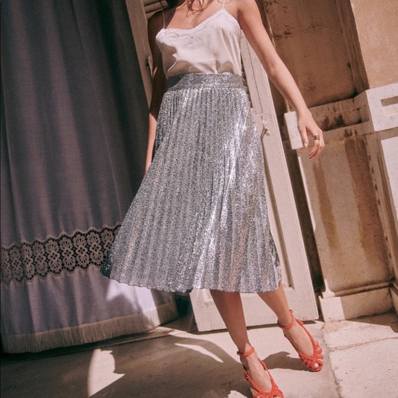 Sezane Dresses & Skirts - Sezane Dino Skirt in Sequins